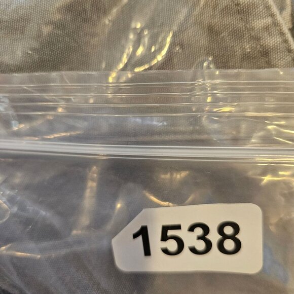 Cabelas Mens 2XL Short Sleeve Button Canvas Shirt Gray Cotton Work flaw rugged - Picture 10 of 11